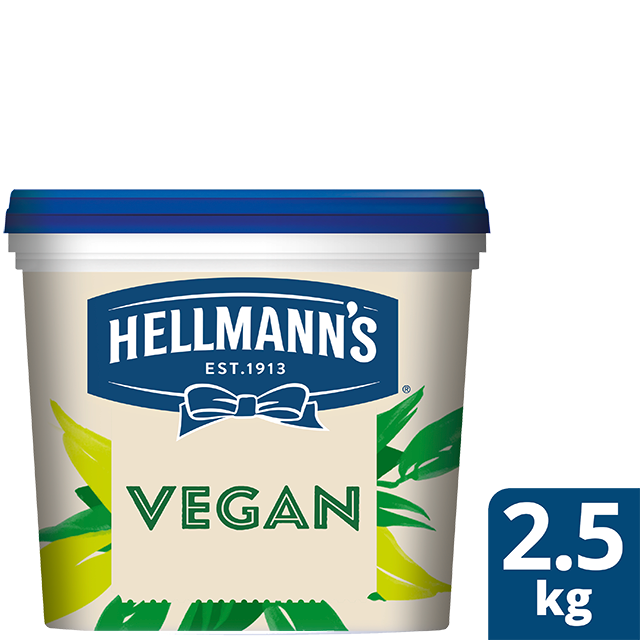 Hellmann's Vegan 2,5 kg - Πλούσια, ακαταμάχητη γεύση & εύκολη λύση στα vegan πιάτα