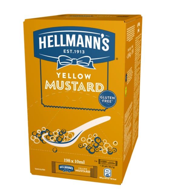 Hellmann's Μουστάρδα Μεριδάκια 10 ml - Μεριδάκια Hellmann’s: Τα συνοδευτικά υλικά που αγαπούν οι πελάτες μου σε απλή και ελεγχόμενη για την ποσότητα & το κόστος συσκευασίας