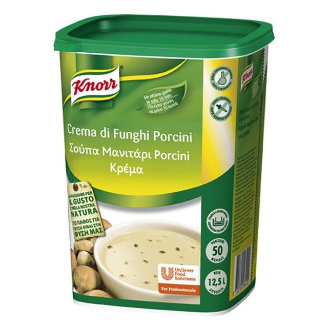 Knorr Σούπα Μανιτάρι Porcini Κρέμα 850 gr - 