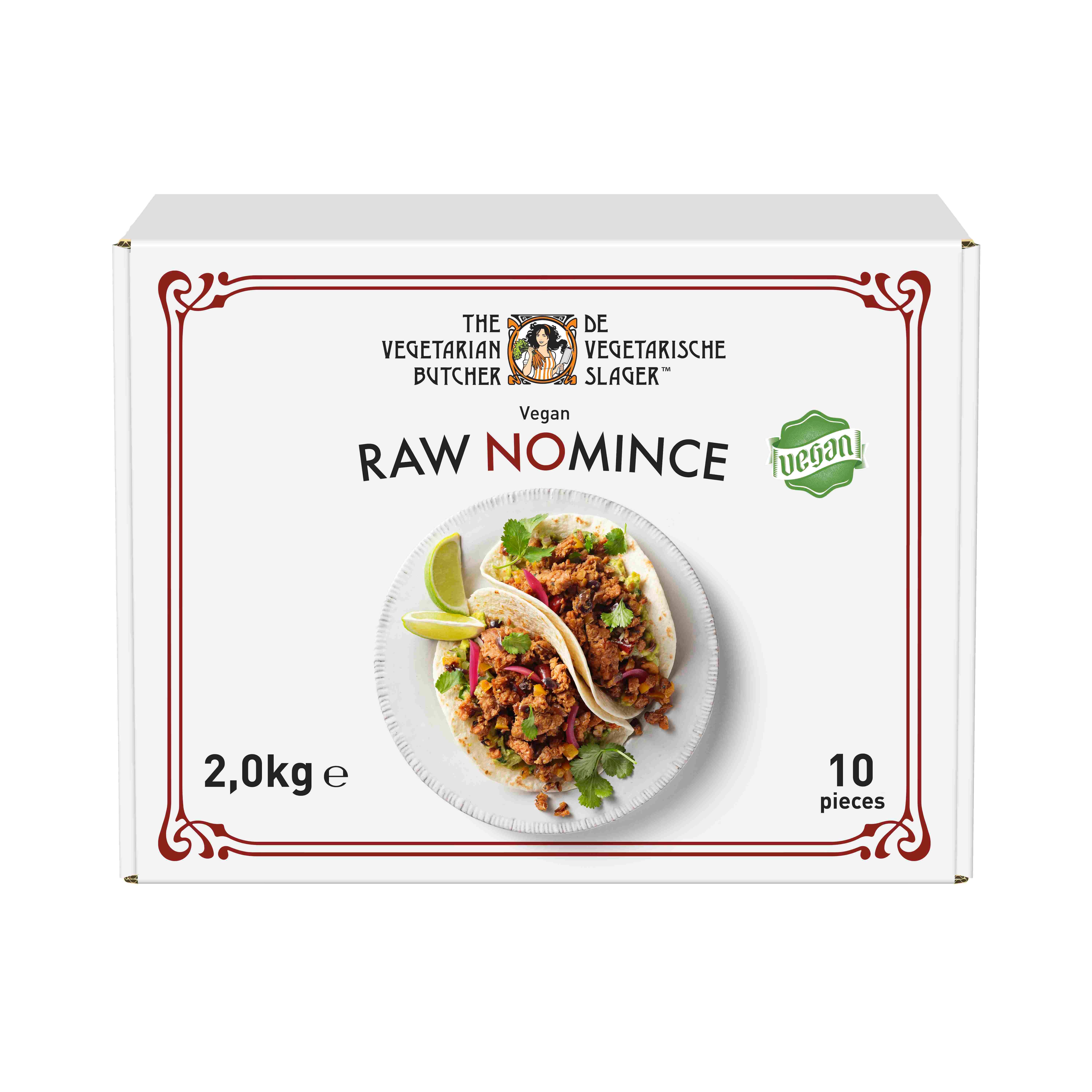The Vegetarian Butcher Raw NoMince 2 kg - Προϊόντα φυτικής προέλευσης με γεύση, μαγείρεμα, υφή και αίσθηση σαν το κρέας.
