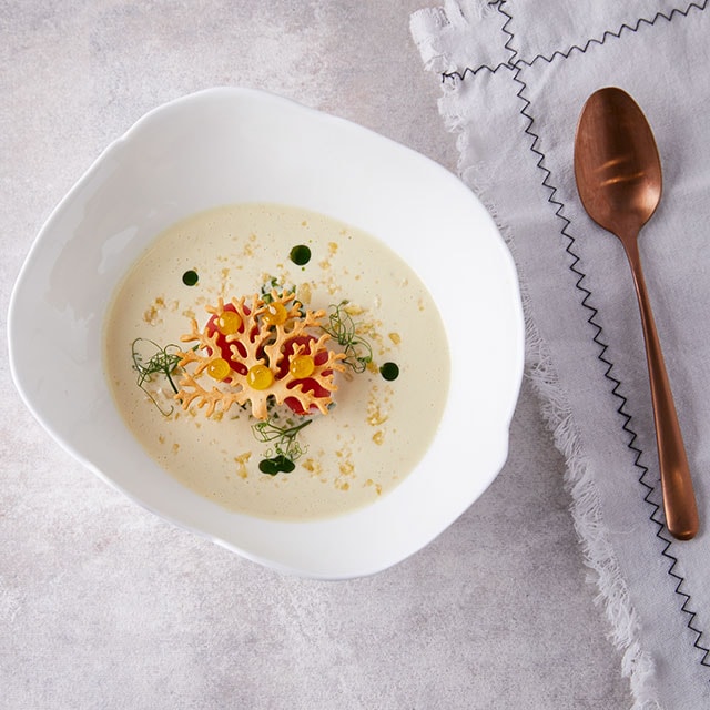 Ισπανική Κρύα Σούπα Σκόρδου Sopa De Ajo Blanco