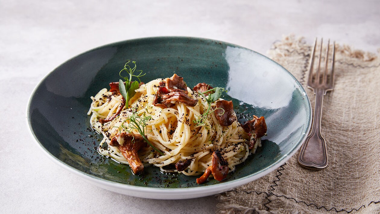 Σπαγγέτι Aglio Olio και Τρομπέτες – - συνταγή