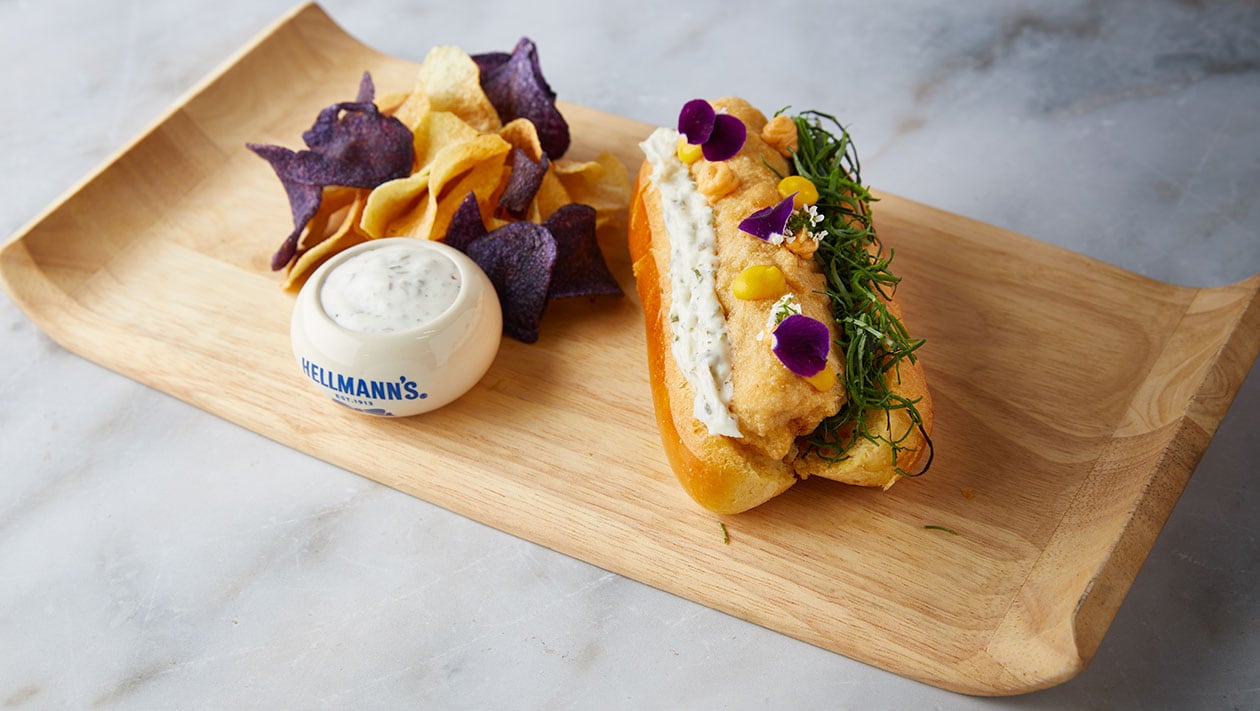 Hot Dog Μπακαλιάρου με Σάλτσα Ταρτάρ – - συνταγή