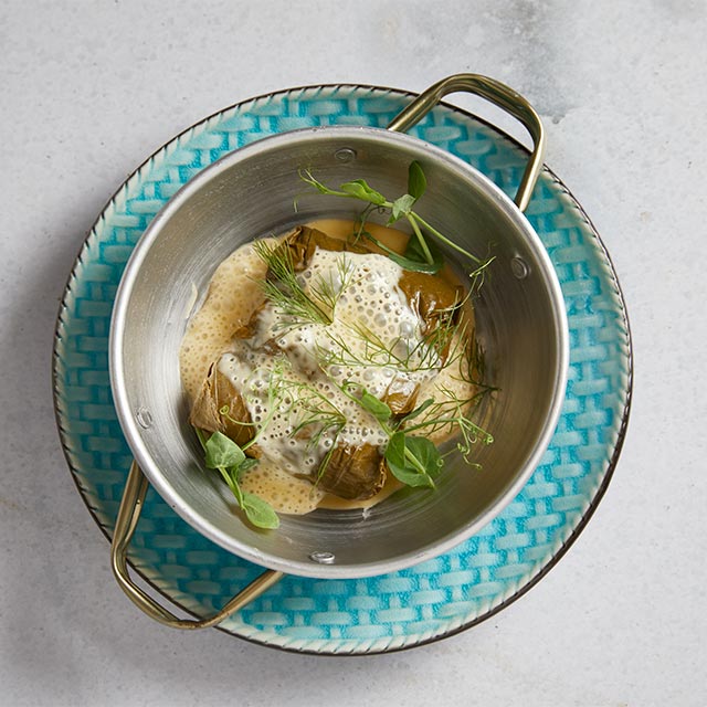 Ντολμάδες Γαρίδας με Φινόκιο Μπρεζέ Ντολμάδες Γαρίδας με Φινόκιο Μπρεζέ