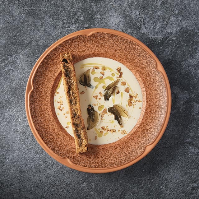 Κρεμμυδόσουπα με Ψητά Κρεμμύδια Shallot Κρεμμυδόσουπα με Ψητά Κρεμμύδια Shallot