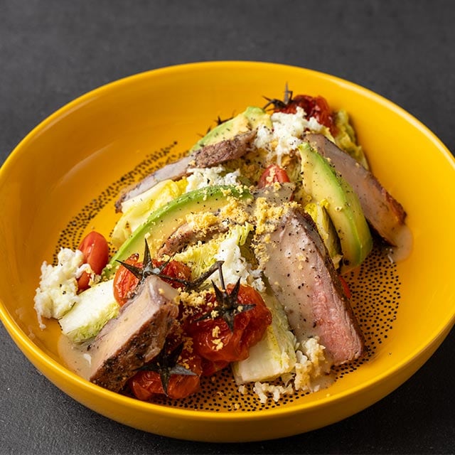 Σαλάτα με Αβοκάντο και Μοσχάρι