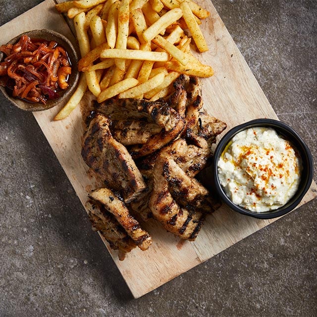 Πανσέτα Χοιρινή με Τυροκαυτερή