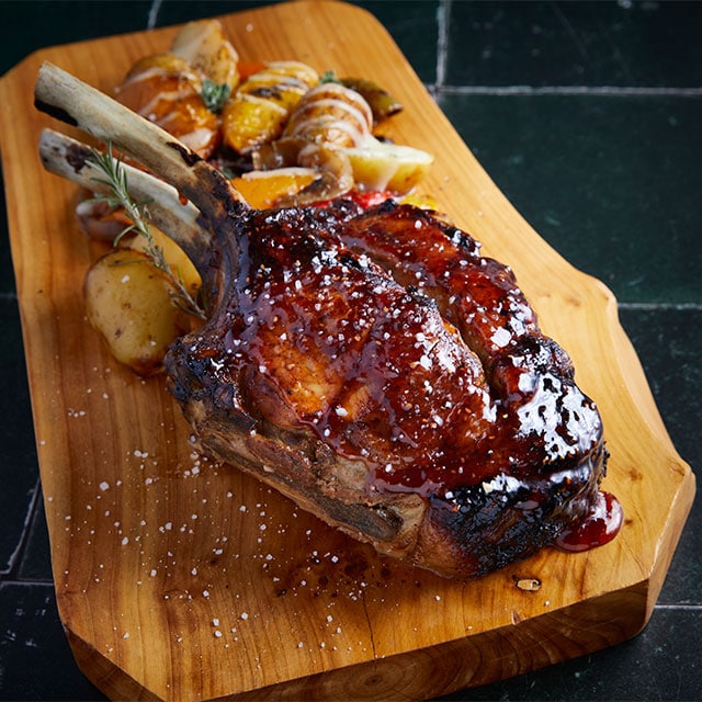 Χοιρινό Ψητό με Γλάσο Μελιού