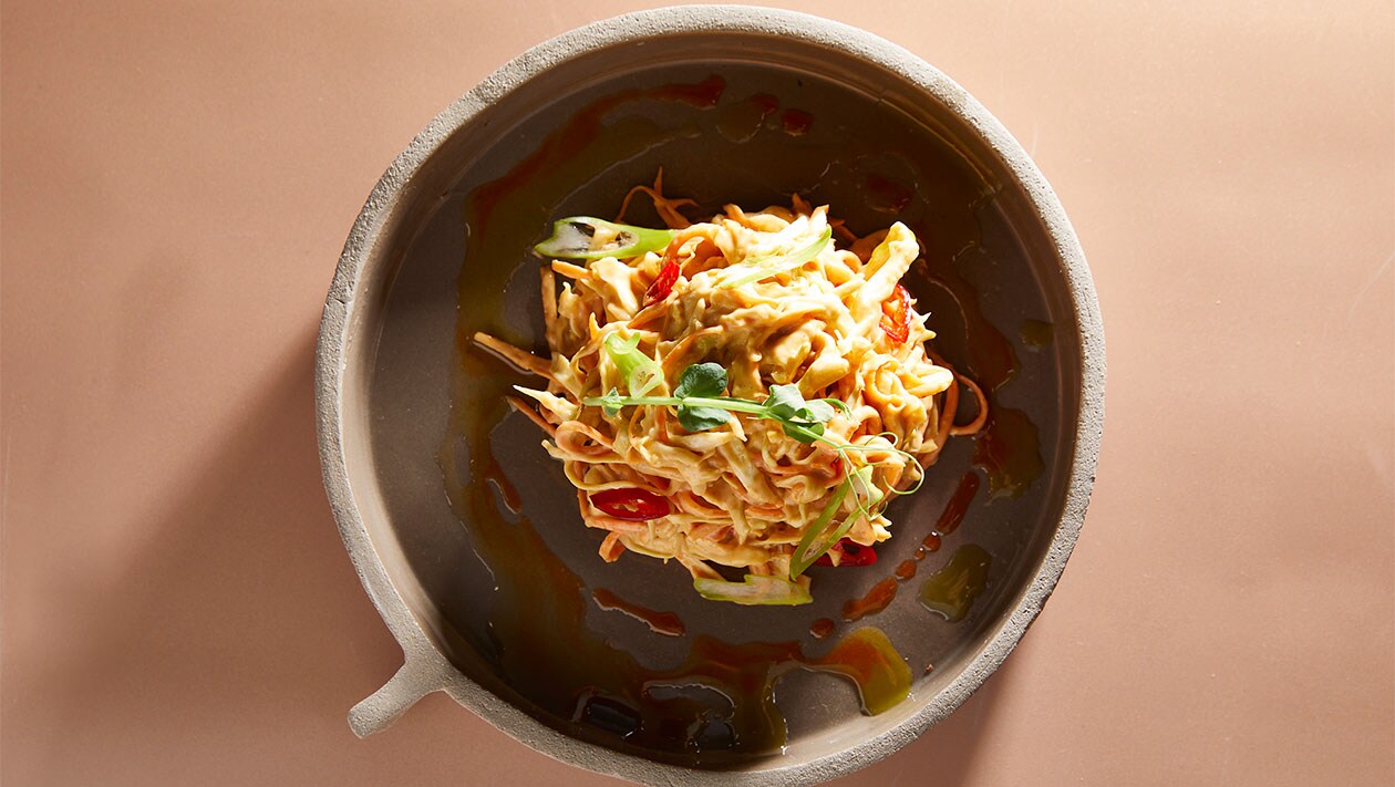 Asian coleslaw με φυστικοβούτυρο – - συνταγή