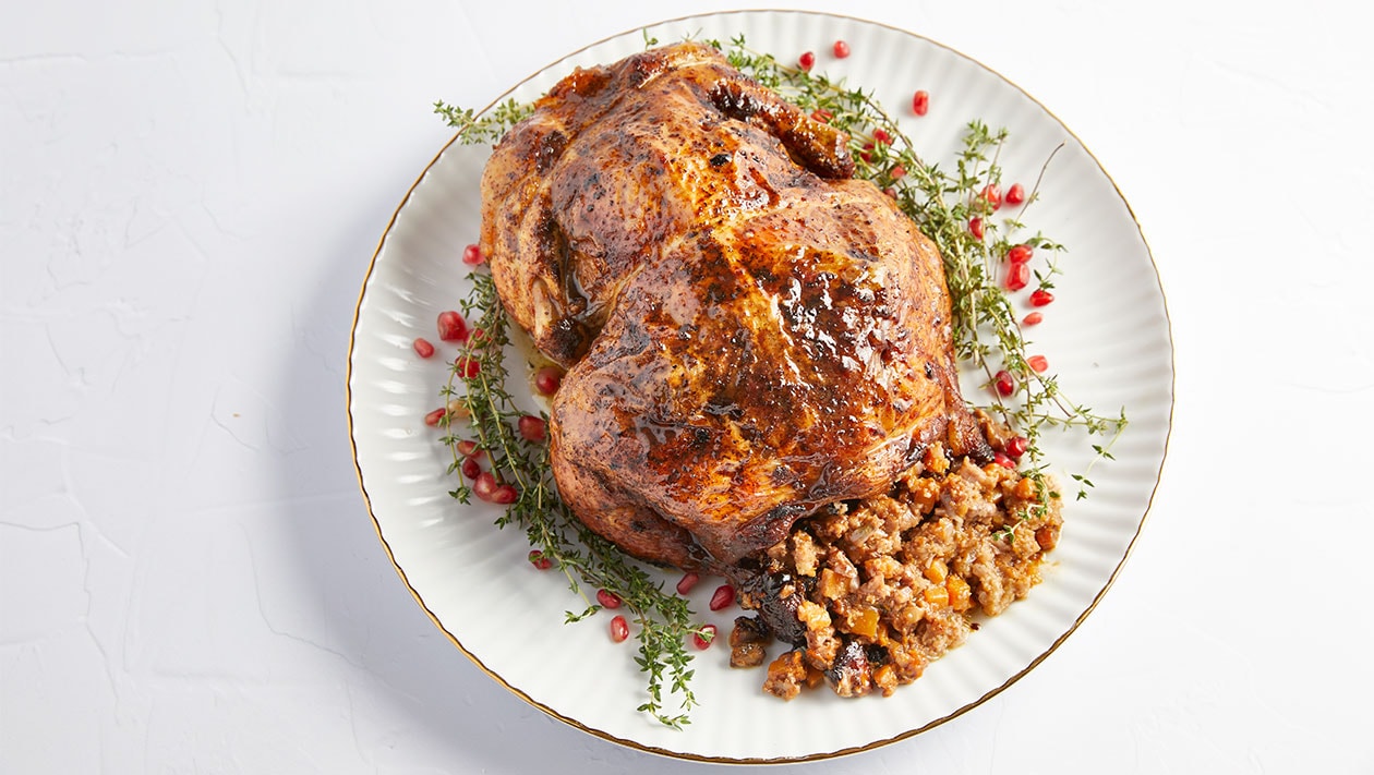 Κοτόπουλο Ελευθέρας Βοσκής με Κολοκύθα και Προζυμένιο Ψωμί – - συνταγή