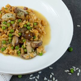 Ριζότο Αρακά και Κουκιά