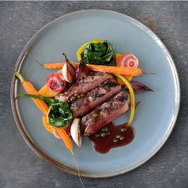 Ψητή Μπριζόλα Rib Eye με Σως Πράσινου Πιπεριού