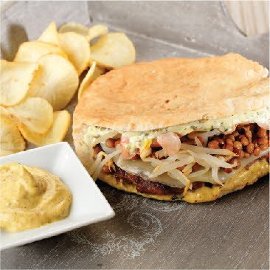 Burger από τη μακρινή Ινδία Burger από τη μακρινή Ινδία