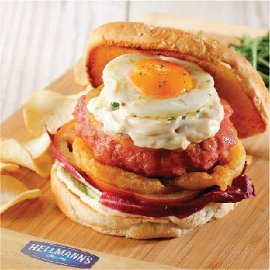 Burger Κοτόπουλου με αυγό