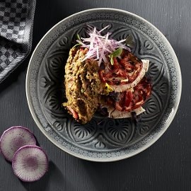 Baingan bharta ή Ινδική Μελιτζανοσαλάτα Baingan bharta ή Ινδική Μελιτζανοσαλάτα