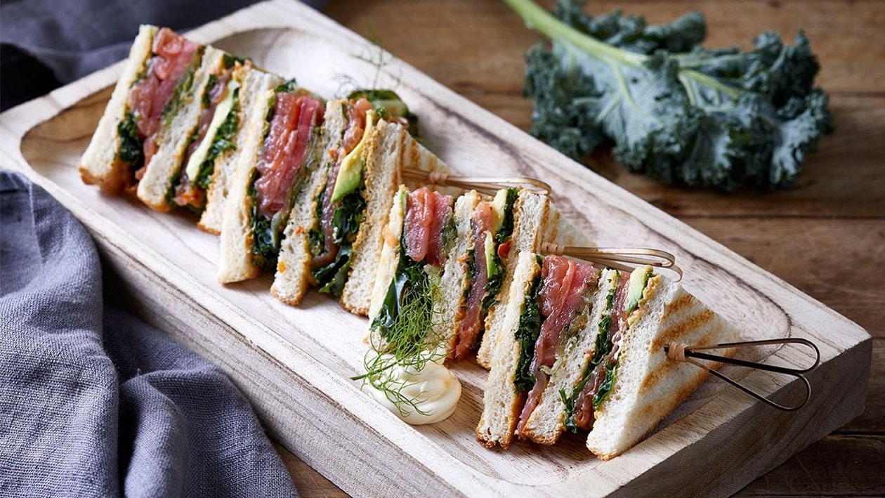 Club sandwich σολομού – - συνταγή