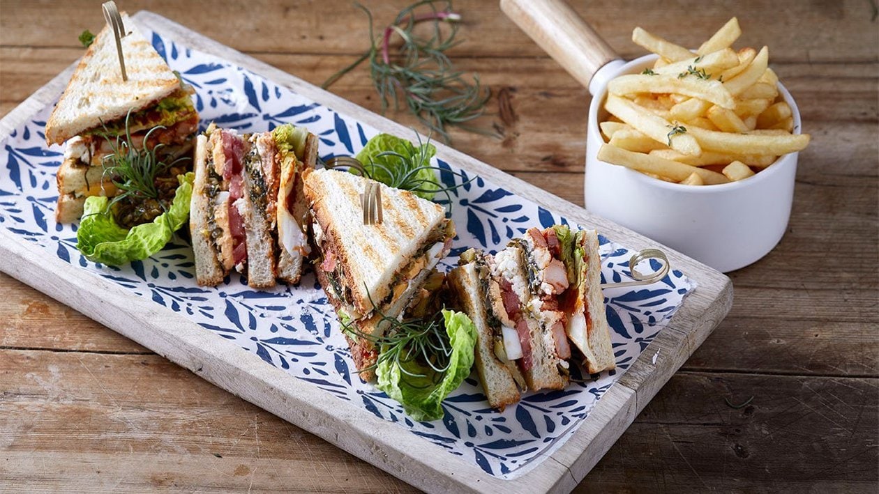 Cretan club sandwich