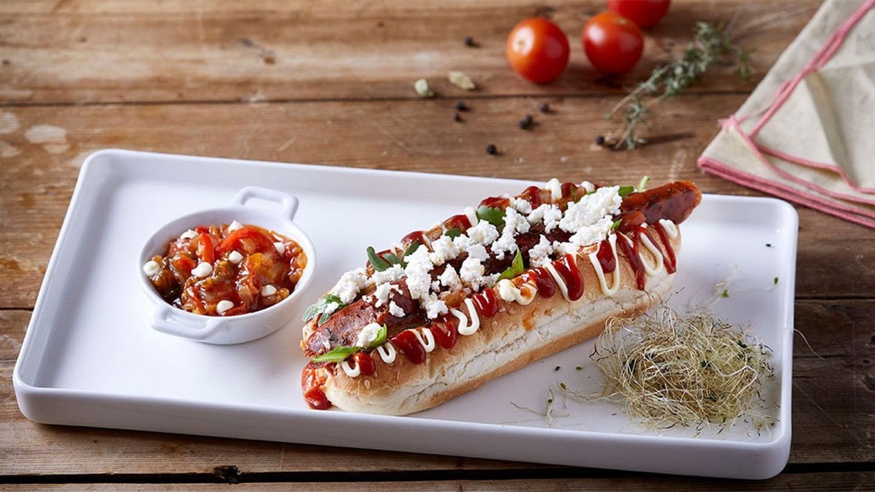 Hot Dog με Χωριάτικο Λουκάνικο – - συνταγή