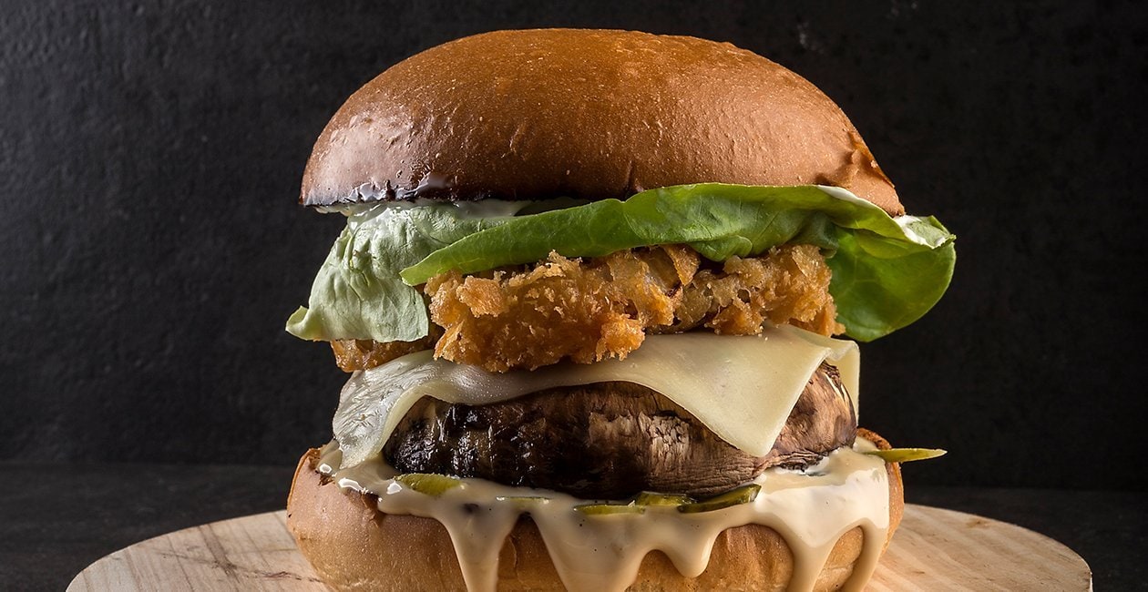 Portobello - Garlic Burger – - συνταγή
