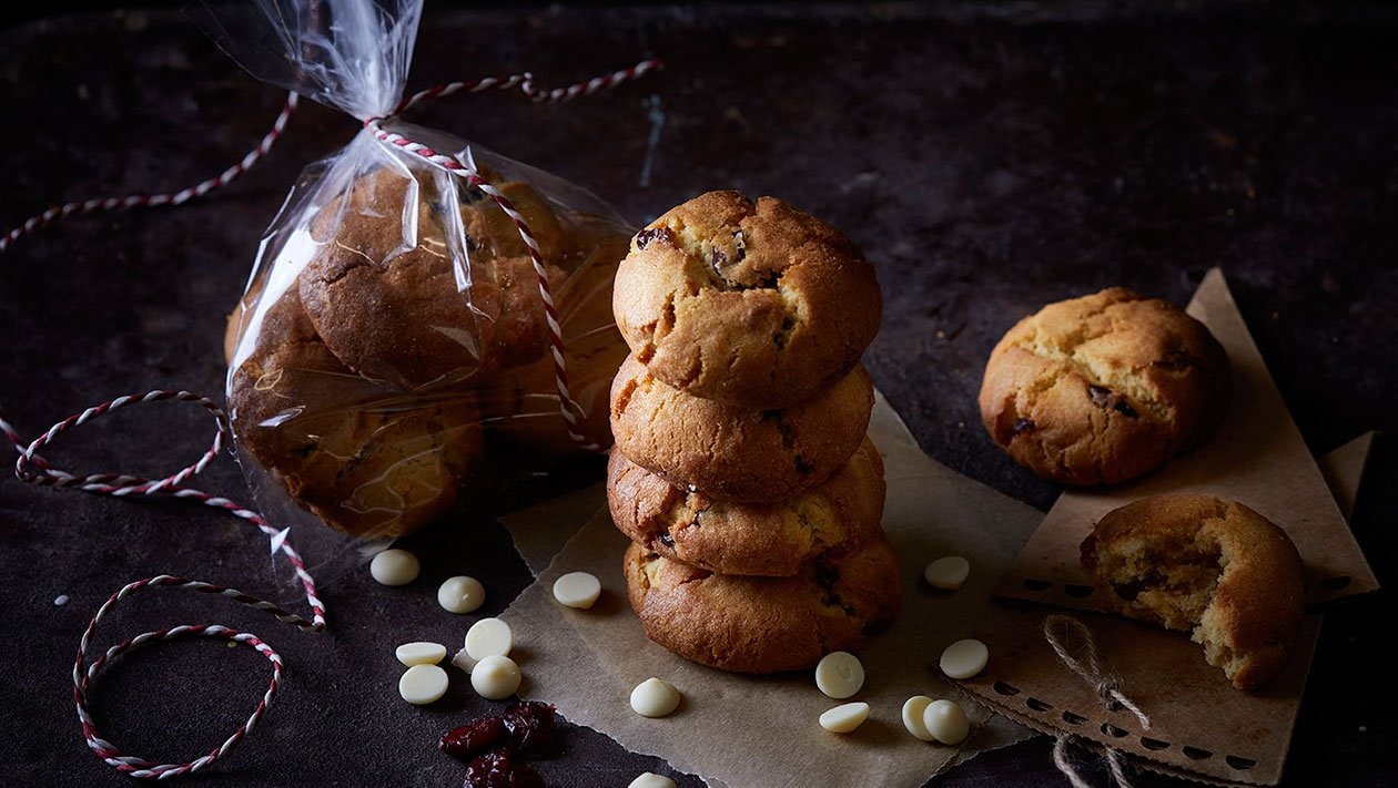 Soft Cookies με Λευκή Σοκολάτα και Cranberries – - συνταγή