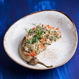 Μελιτζανοσαλάτα  με Hellmann’s Vegan Μελιτζανοσαλάτα  με Hellmann’s Vegan