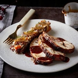 Ψητά Μπούτια Γαλοπούλας μαριναρισμένα με Maple Syrup