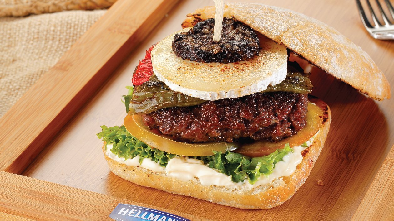 Burger με Ιβηρικό Xοιρινό – - συνταγή