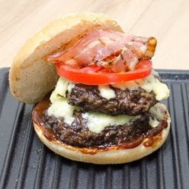 Hot and Spicy Double Burger Hot and Spicy Double Burger