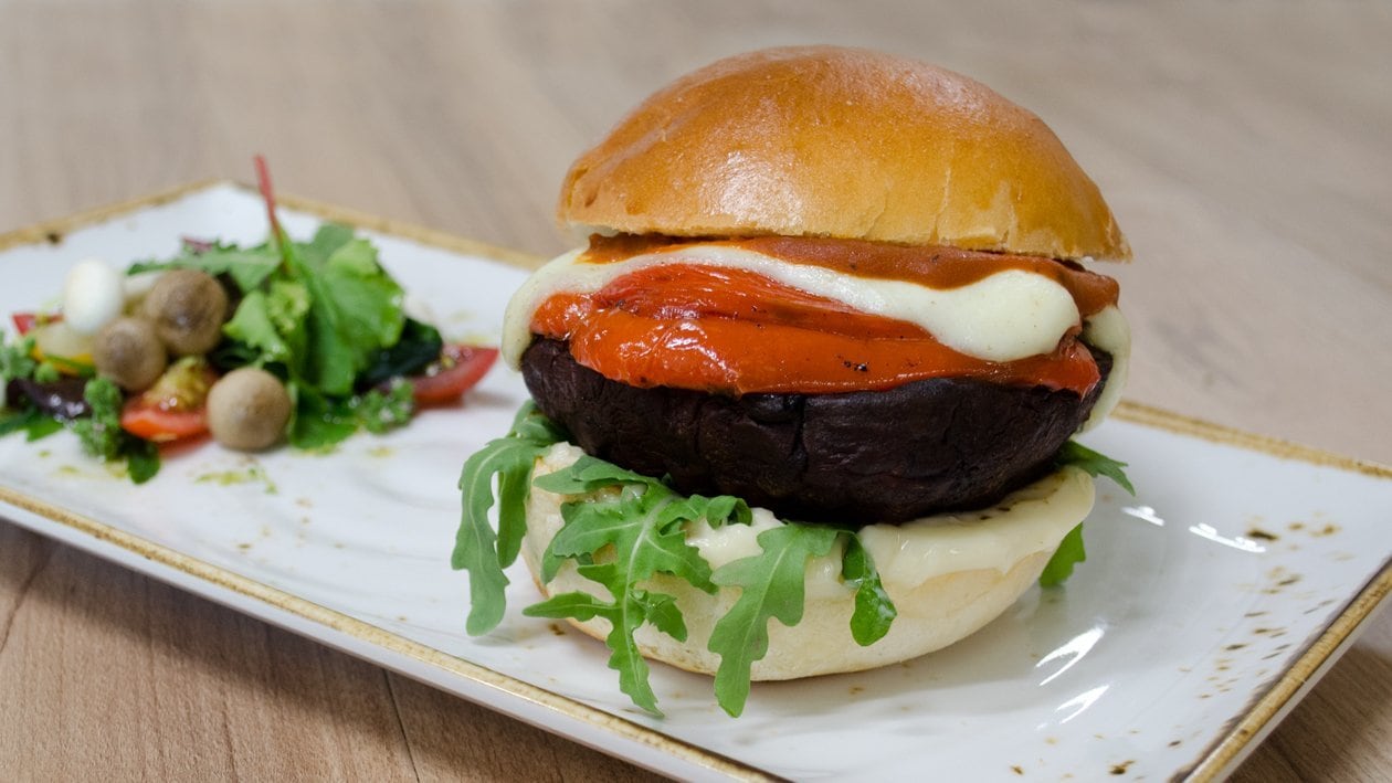 Mediterranean Style Grilled Portobello Sandwich – - συνταγή