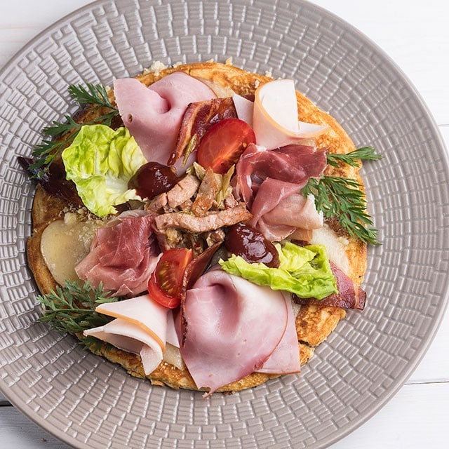 Open Cake Sandwich