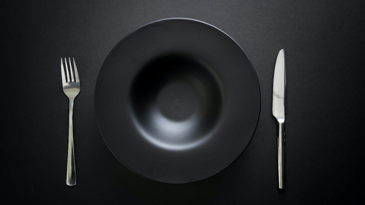 Empty plate Empty plate
