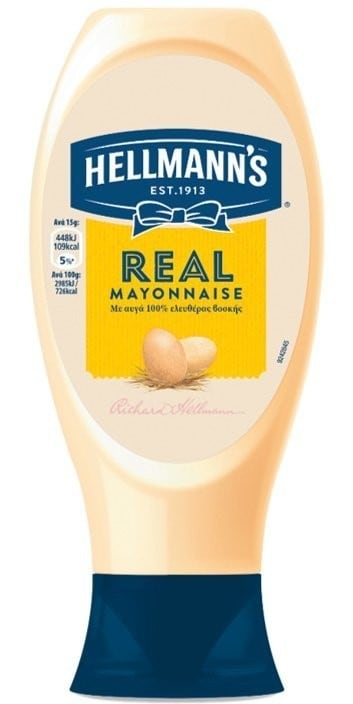 Hellmann's Real  Μαγιονέζα Top Down 430 gr