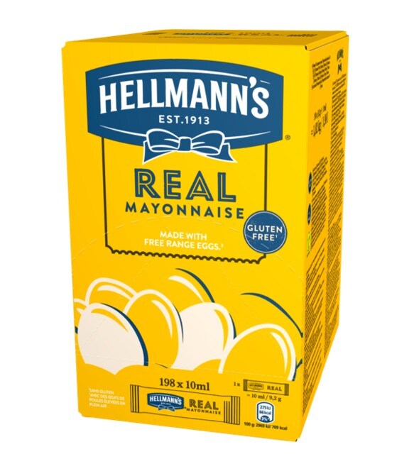 Hellmann's Real Μαγιονέζα Μεριδάκια 10 ml