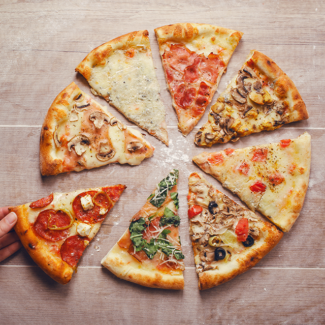 Pizza και ξερο(ψημένο) ψωμί!