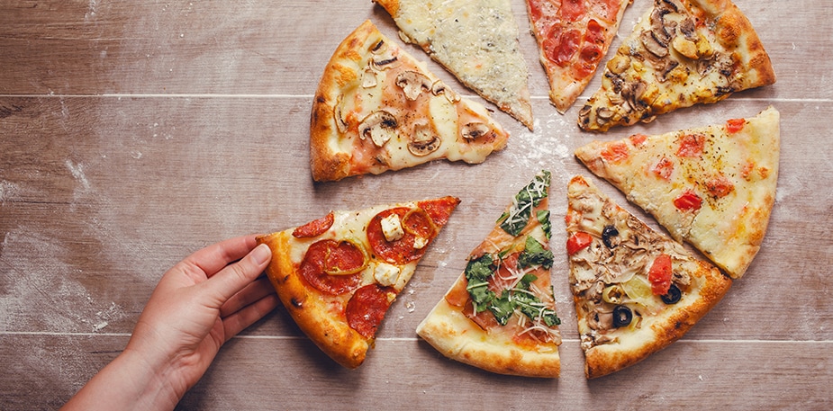 Pizza και ξερο(ψημένο) ψωμί!