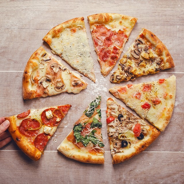 Pizza και ξερο(ψημένο) ψωμί!