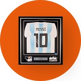 Υπογεγραμμένη μπλούζα Messi Υπογεγραμμένη μπλούζα Messi